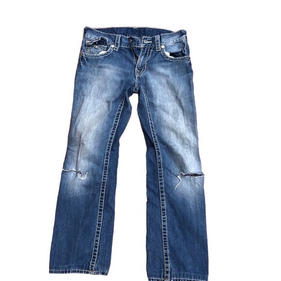 True Religion Jeans Size 31 STRAIGHT Blue - Picture 5 of 6
